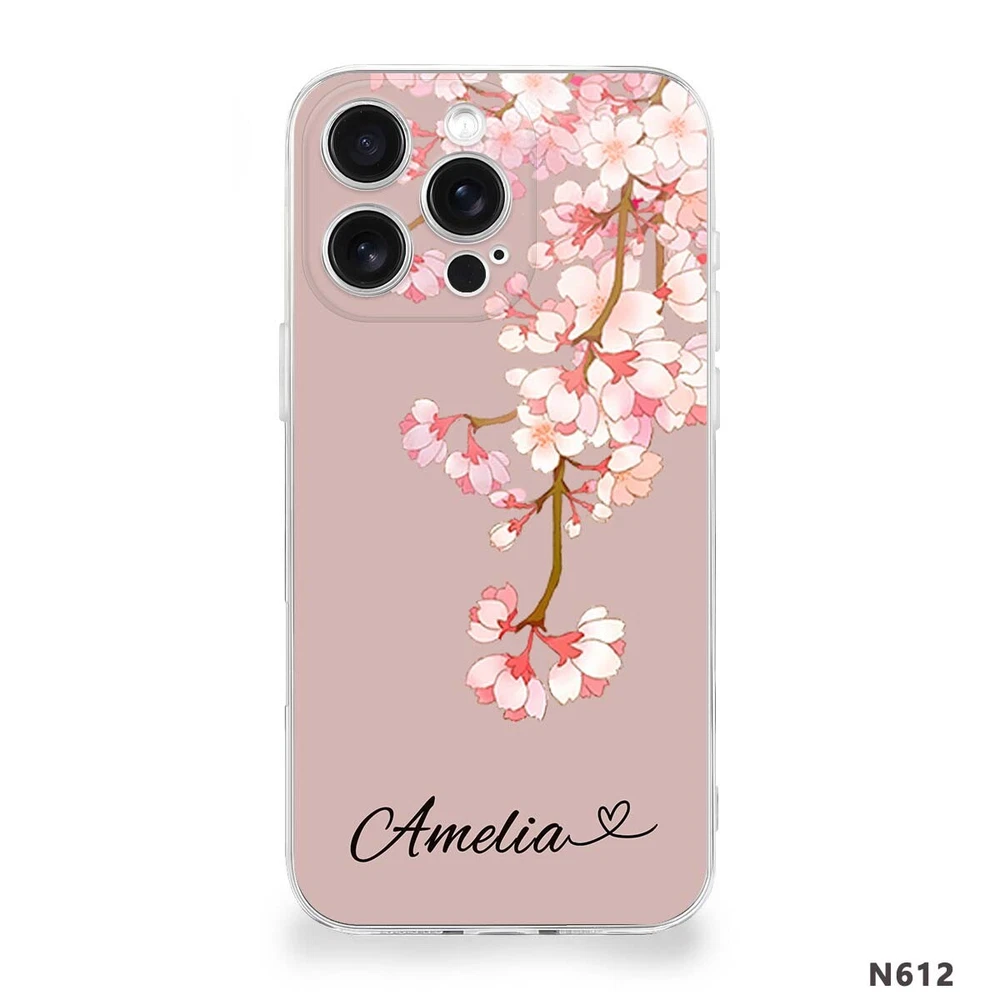 Floral TPU Phone Case for iPhone 15 16 Plus 14 13 12 11 XS Pro Max