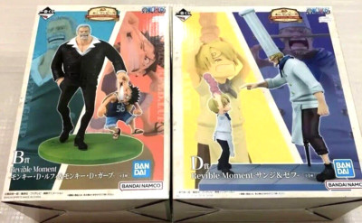 One Piece Luffy Garp & Sanji Zeff Figure Ichiban Kuji ROAD TO DAWN B & D Japan