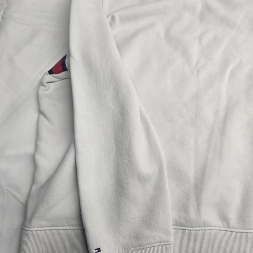 Tommy Hilfiger Tino French Terry Sweat Trainer Pullover RM87691587 White Sz XXL - Picture 17 of 21
