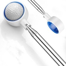 Recuperador de pelotas de golf, 12 pies, cabezal irrompible, telesc&oacute;pico. neuvo.