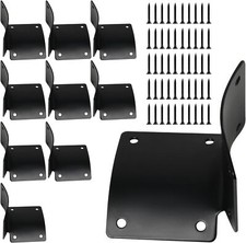10PCS Round Post Fence Bracket for Pastures, Farms, Gardens and Yards, Round