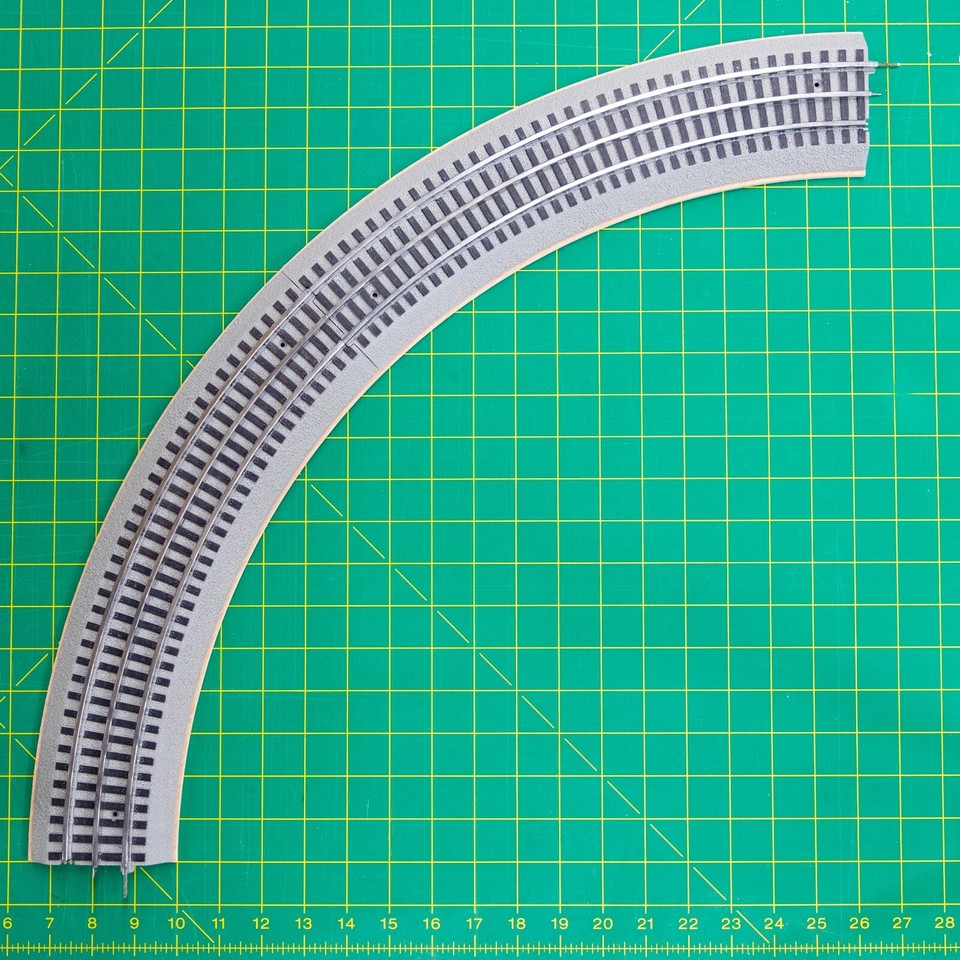 O Gauge Curved Bridge Deck Two Pieces Trestle Curve Deck For O48 Lionel Fastrack 1260001