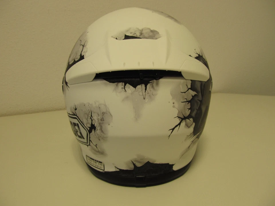 SHOEI NXR Ruts Helm Farbe Weiß mit Grafik, Grösse S (55/56) - Bild 4 von 4