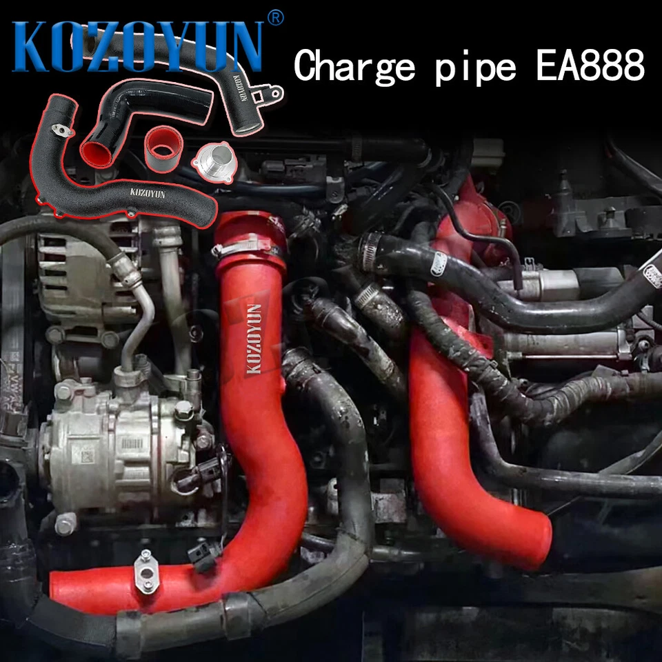 Tubo de carga Boost Pipe para Seat Leon Skoda Octavia Superb 1.8T 2.0T EA888 Gen 3 Foto 2 de 4