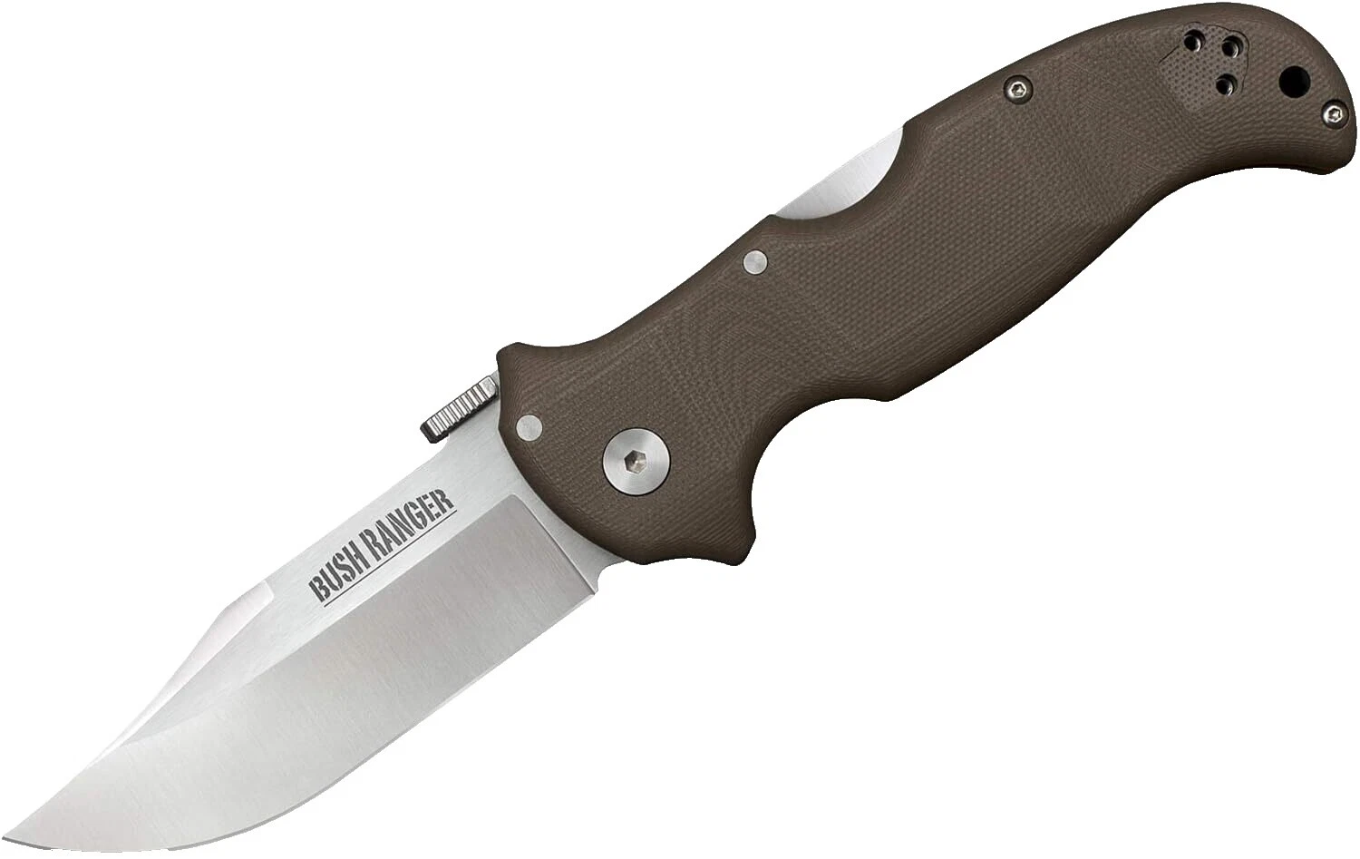 Cold Steel Stainless Steel Blade Brown Collectible Folding Knives