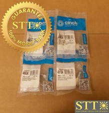26-8023 CINCH TERMINATOR COAX CONN PLUG MALE PIN N TYPE 50 OHMS LOT OF 4 NEW