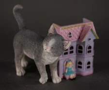 Lenox Sweet Kitties Sculpture Kitty's Playhouse Figurine DISCONTINUED
