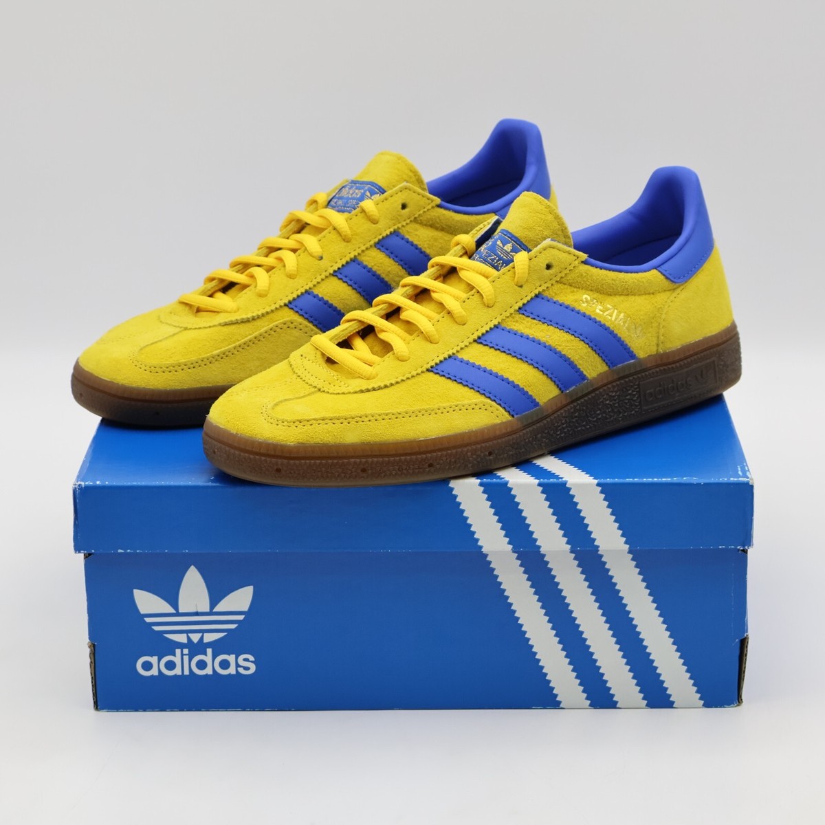国内配送 adidas HANDBALL SPEZIAL V.BLUE/S.YELLOW/GOLD FV1226 adidas Originals Handball Spezial Wonder Glow Blue