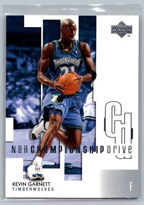 2002-03 Upper Deck Championship Drive Kevin Garnett #49 Minnesota