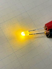 Blinking Flashing Warm White 3mm LED LEDs Blink Flash SLOW BLINK **Qty 50**