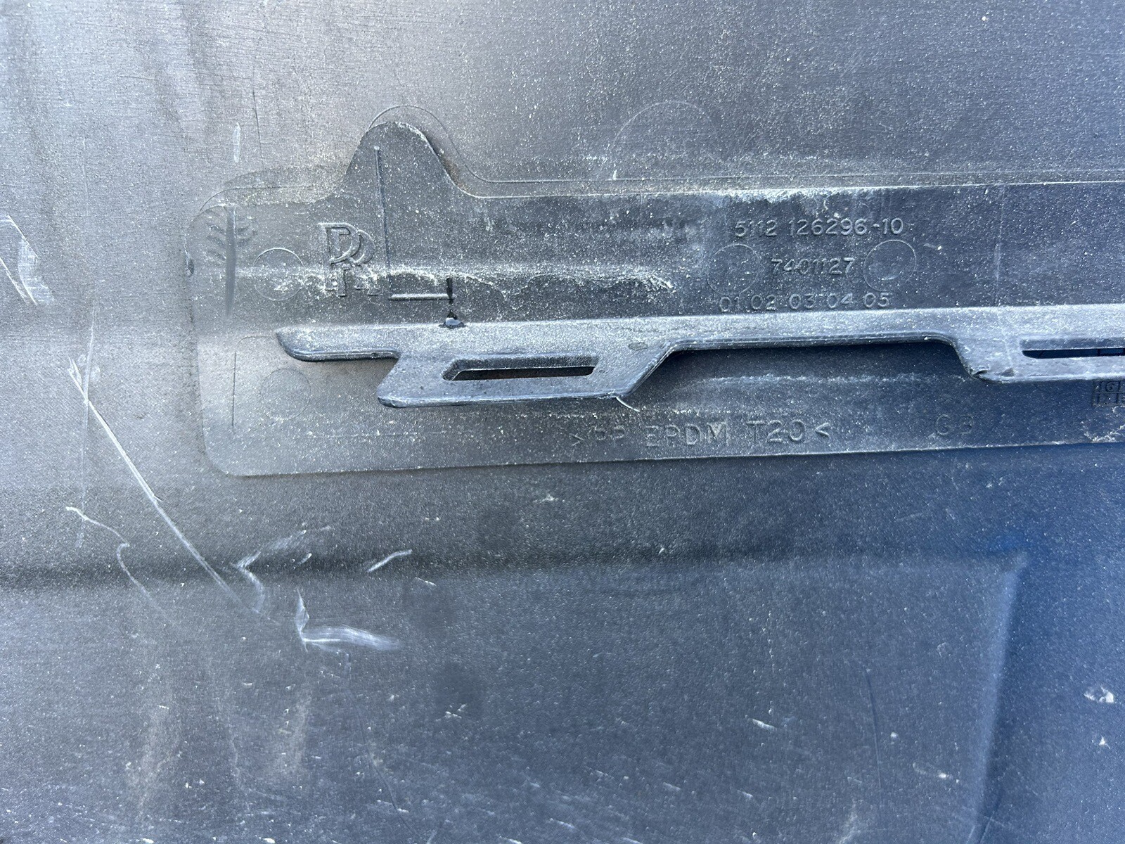 15-17 Rolls Royce Dawn RR6 Rear Bumper Cover 51127312232 OE W/ Sensor Opt.