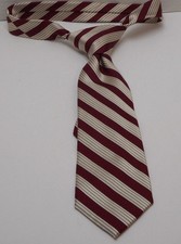 Eagle Men's Multi Color Striped Silk Neck Tie 57-60 Inch
