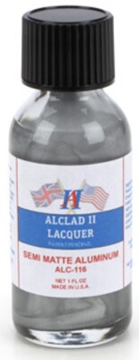 Alclad II ALC-116 Semi Matte Aluminum Lacquer Paint 1oz - US Fast Ship
