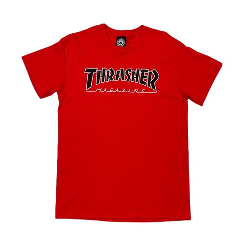 Thrasher Magazine Red Logo T-Shirt Crew 