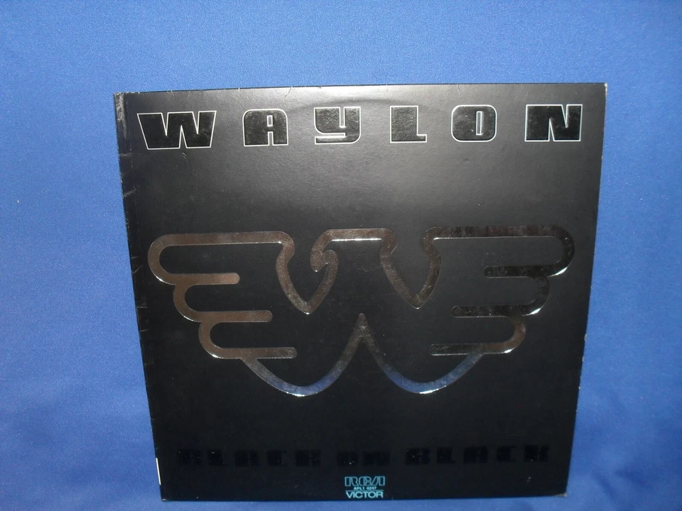 WAYLON JENNINGS BLACK ON BLACK – AUSTRALIAN LP RECORD - Image 3 of 3