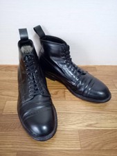 Alden Shoes Cap toe tanker boots 86006H Leather Black Size US 9.5 B/D used
