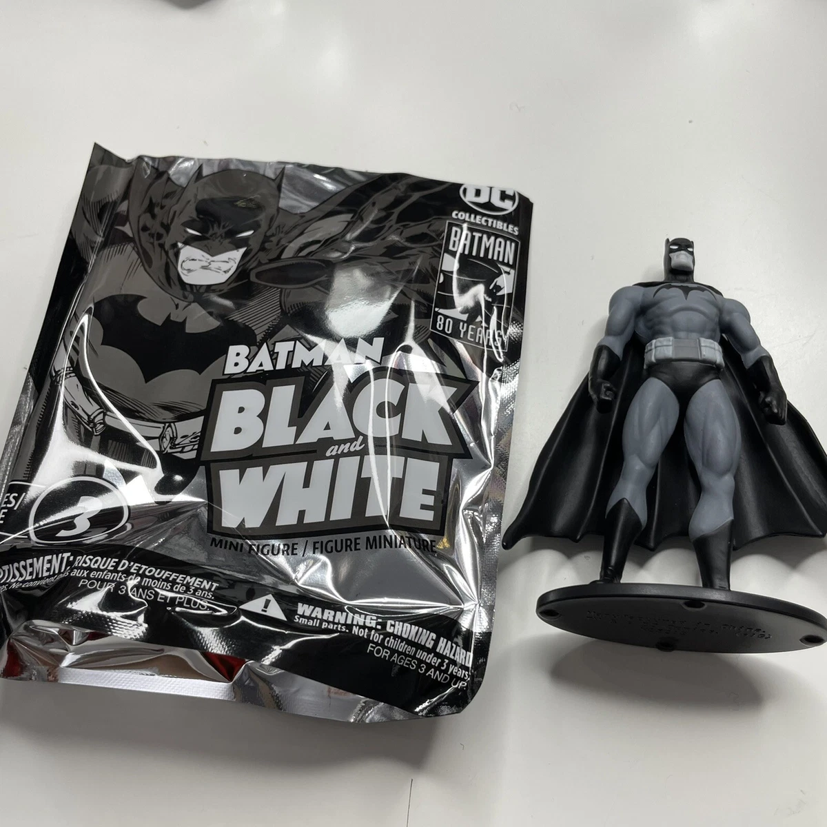 Dc collectibles batman best sale black and white