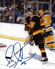 Vancouver Canucks Greg Adams Signed Autographed 8x10 NHL Photo COA A