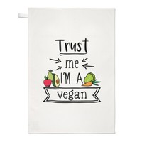 Trust Me I'm A Vegan Geschirrtuch SpüLlappen Favorit Best Lustiger Witz