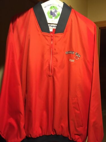 Fenway Park Official Staff Jacket Boston Red Sox XL Majestic - Picture 1 of 4