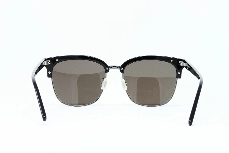 Gafas de sol Saint Laurent SL108K-003 para hombre negras 56 mm lentes azules nuevas con etiquetas Foto 4 de 4