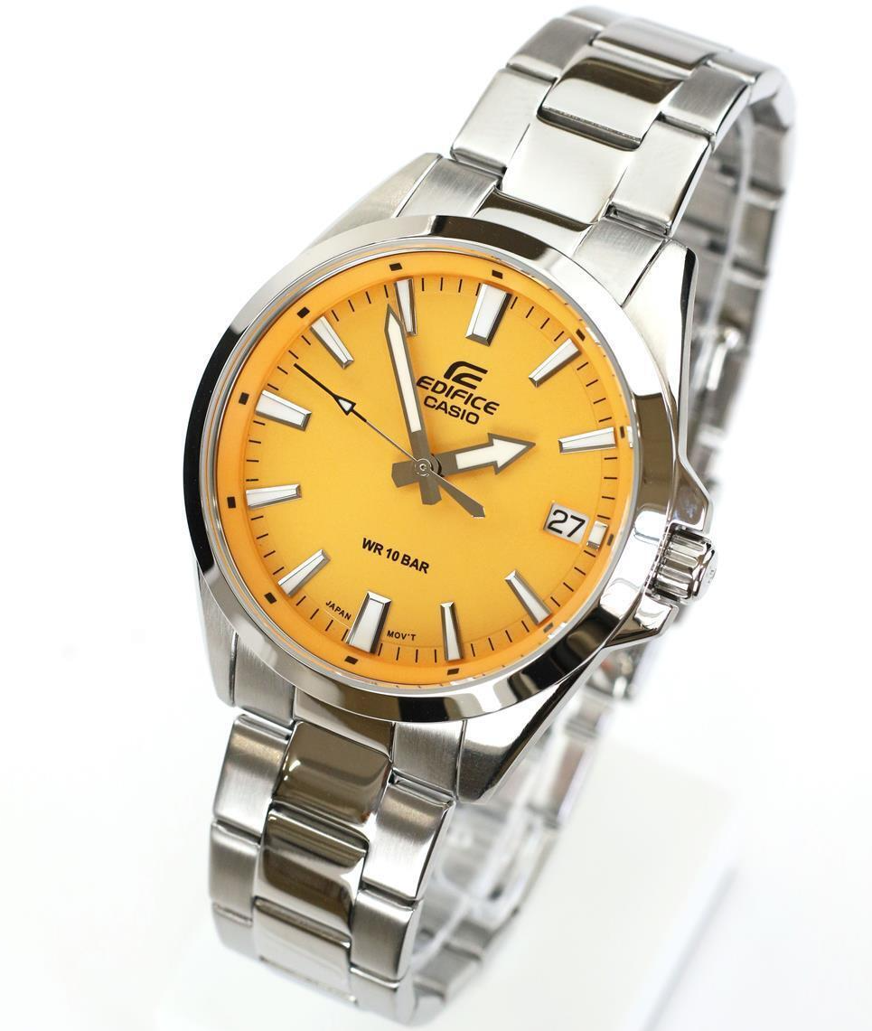 CASIO EDIFICE EFV-100DJ-9AJF Stainless Steel Quartz Watch Orange