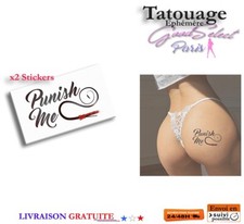 TATOUAGE TEMPORAIRE -PUNISH
