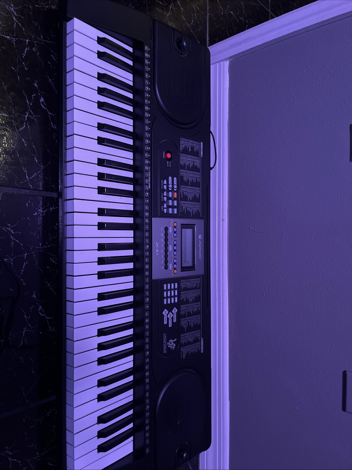 61 Standard Keys Piano With Microphone, Headphones, And Chai