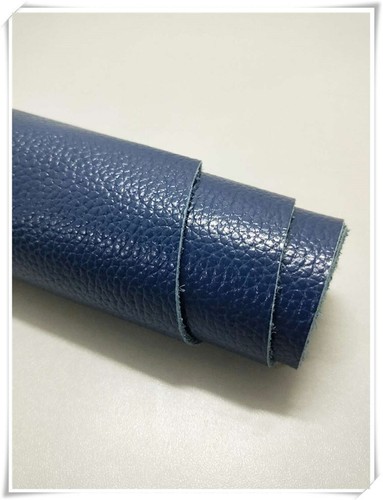 Genuine Cowhide Leather Hide Real Leather DIY Craft Handmade Material Dark Blue - Picture 11 of 13