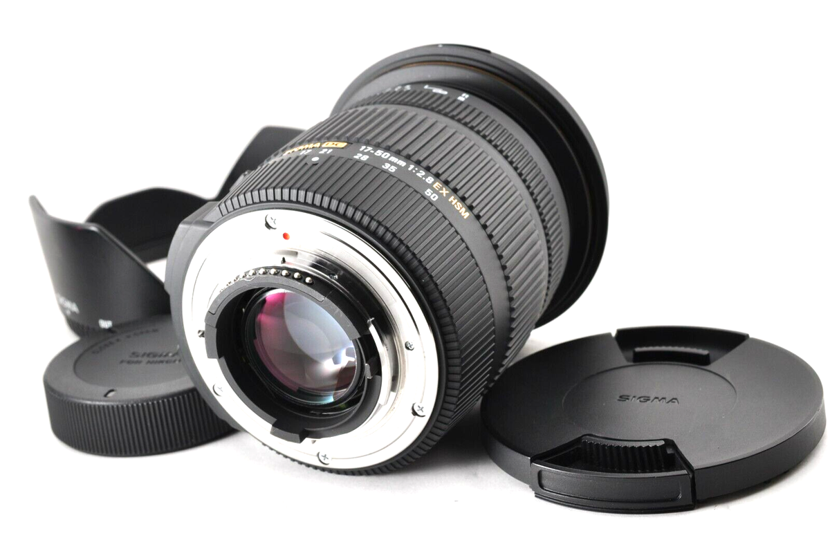 【美品】SIGMA ZOOM 17-50mm F2.8 EX DC ニコンF用 Mint] Sigma Zoom 17-50mm f/2.8 EX DC OS HSM for Nikon F From