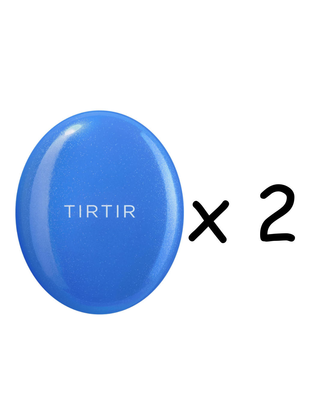 TIRTIR Mask Fit Mini Cushion 4.5g COOL SUN Blue Case 2 Pack Fresh