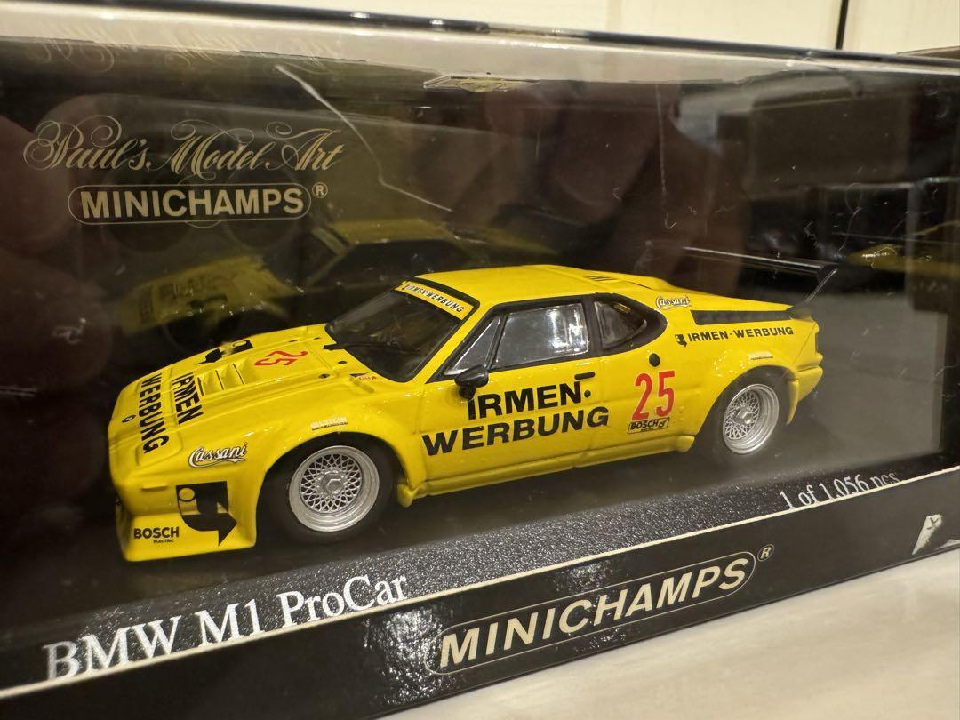 ミニカー MINICHAMPS BMW M1 1980 Paul's Model 1/43 Minichamps 1/43 BMW M1 Pro Car 1980 Drm Minicar | eBay