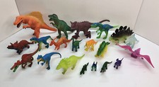 Dinosaurs Lot Of 20 Various Figures, Sizes Colors - Varies From 5 To 1 -READ