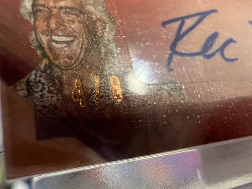 2023 Leaf Quad Mike Tyson - Tyson Fury - Hulk Hogan - Ric Flair Autograph # 4/8 - Picture 8 of 10