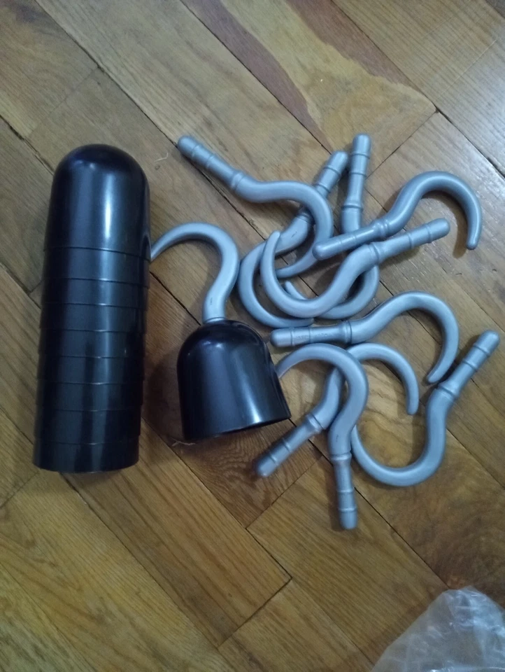 Lote 10 Plástico Pirata Gancho Pirata Capitán Gancho Mano, Pirata Cosplay Disfraz EE. UU. Foto 2 de 2