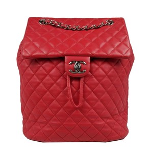 chanel quilted backpack