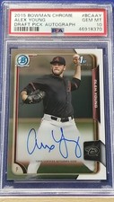 Alex Young - 2015 Bowman Chrome Draft Autograph  PSA 10 