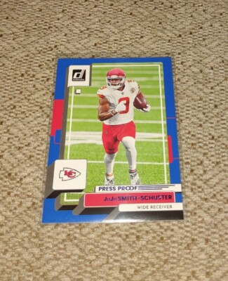 2022 JUJU SMITH-SCHUSTER DONRUSS PRESS PROOF BLUE (CHIEFS)