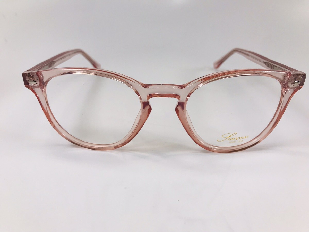 New Designer Inspired SUCCESS SS-123 Crystal Pink Eyeglasses 