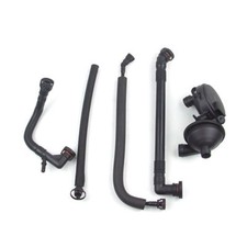 5Pcs Crankcase Vent Valve Breather Hose Kit For BMW E46 Z4 X3 3 Series 325i 330 