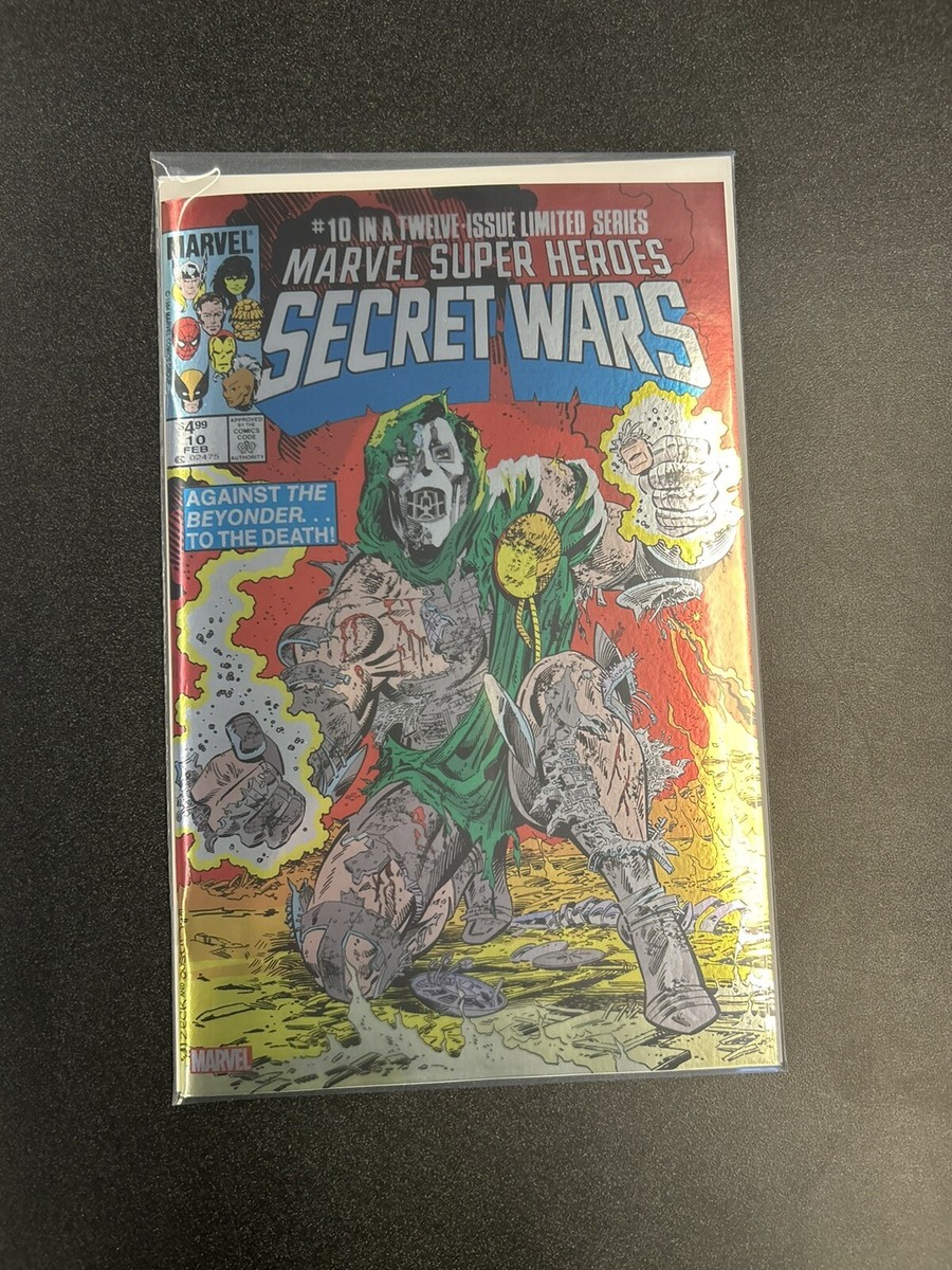 Marvel Super Heroes Secret Wars #10 Facsimile Edition Foil Cvr