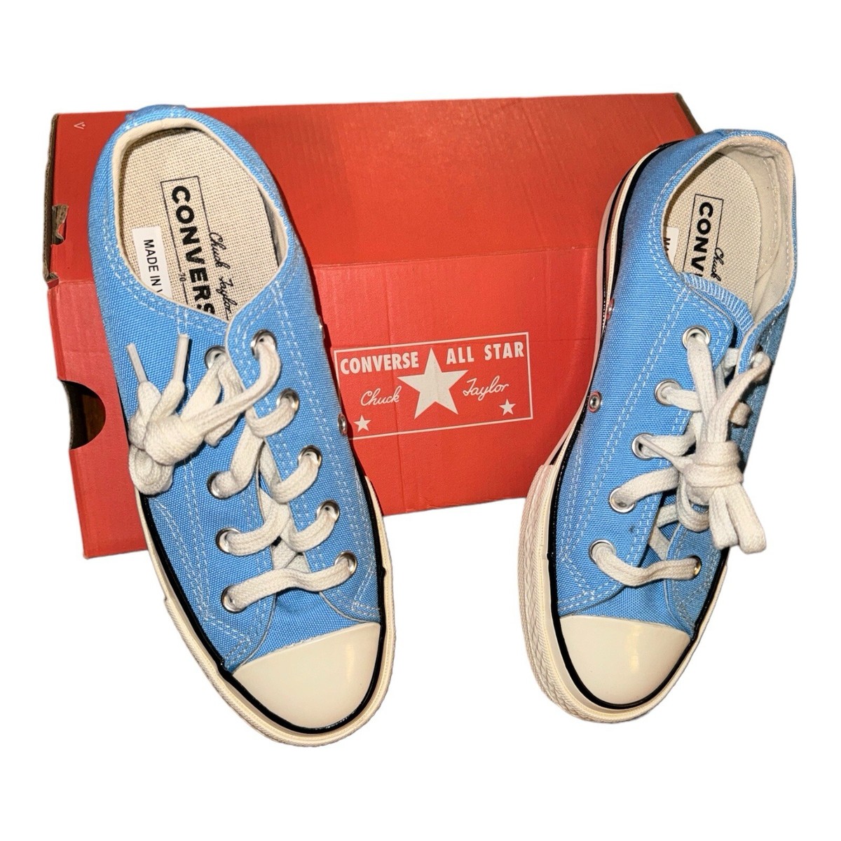 靴 converse chuck70 OX UNIVERSITY BLUE ct70 $95 Converse Chuck 70 OX University Blue Sneakers 171569C