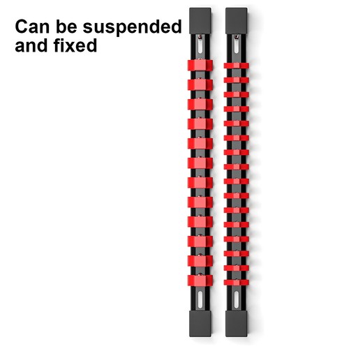 Magnetic Socket Organizer Set Metric Socket Holder Tool Box Hold Multi Sockets - Bild 9 von 27