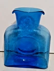 Blenko Glass Turquoise Blue Double Spout 384 Water Bottle EX.