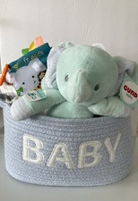 25-Piece New Baby Boy Gift Set: Newborn Essentials Boy Elephant Gift Box