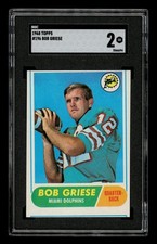 1968 Topps Set-Break #196 Bob Griese SGC 2 GD