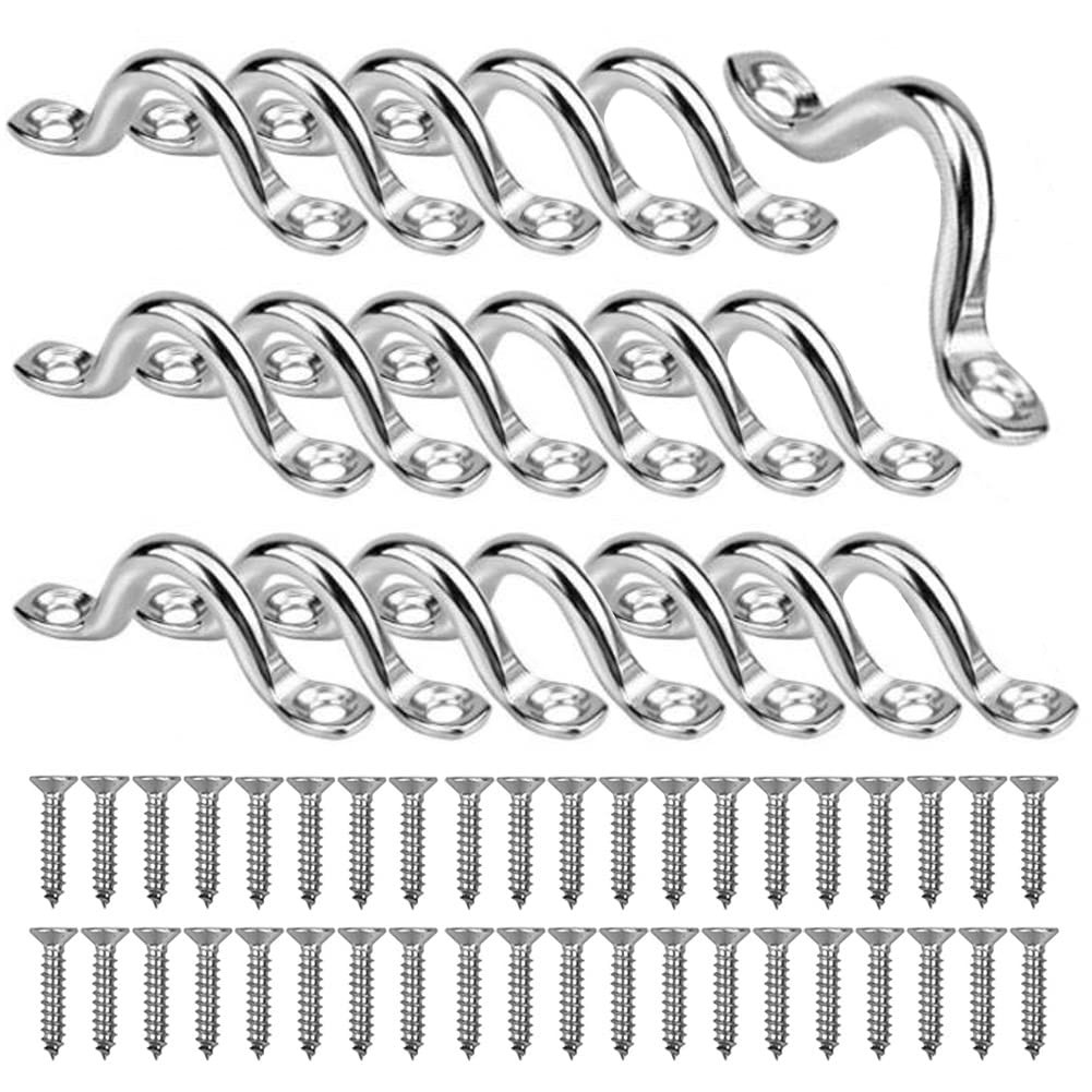Boucles de pont pour kayaks plaque oeillet 5mm pontet inox marine