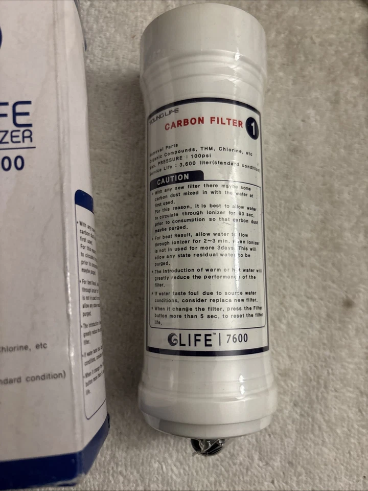 Life Ionizer 7500/7600/8000/8100 replacement filter #1 Carbon Filter - Image 2 of 4