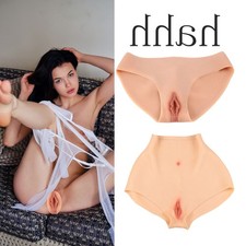 Silicone Fake Vagina Pants Hip Enhancer Transgender Panties For Crossdresser