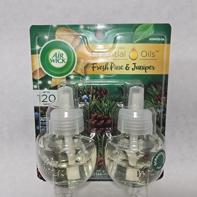Air Wick Fresh Pine & Juniper Essential Oils 120 Days Plug In Diffuser Refill